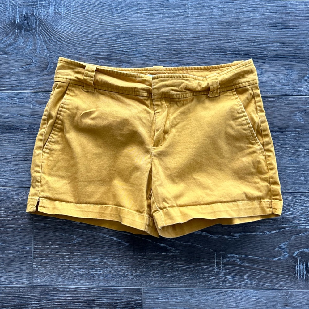New York & Co. Mustard Shorts